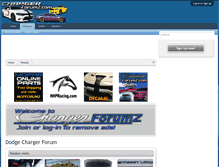 Tablet Screenshot of chargerforumz.com